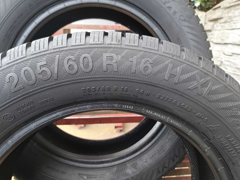 4 Opony zimowe 205/60 R16 Gislaved Montaż i wyważanie Gratis!