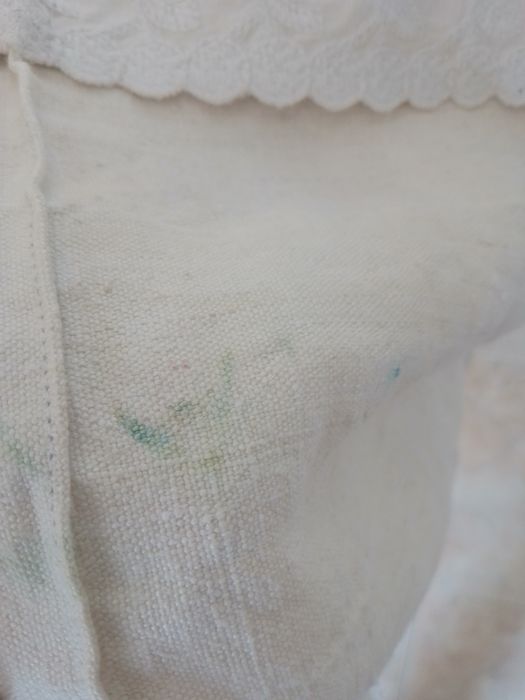 Saco grande em puro linho antigo