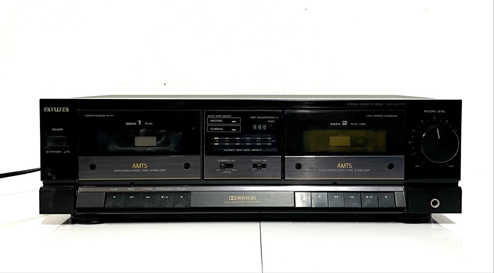 AIWA AD-WX 515Z Magnetofon Double Cassette Deck Stereo Audio HiFi