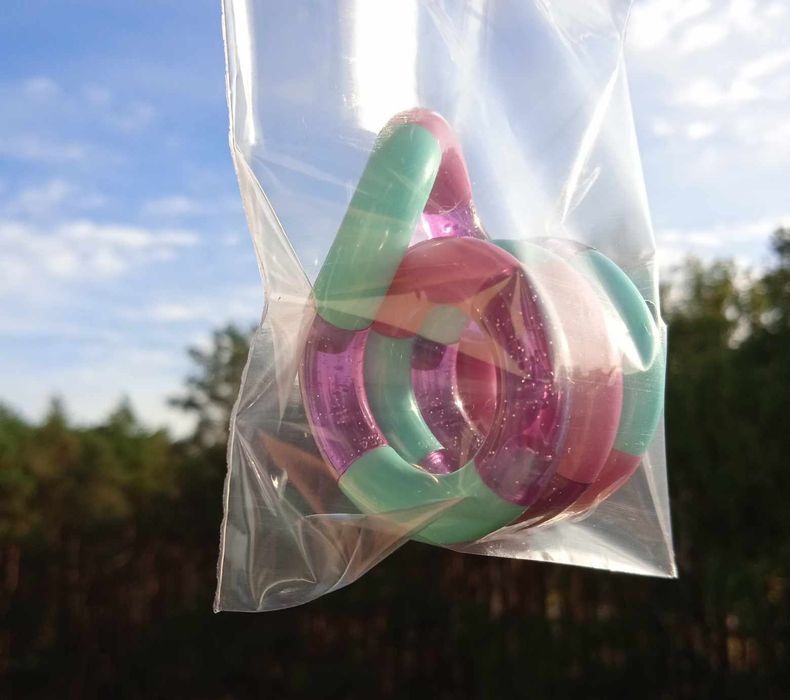 zabawka sensoryczna antystresowa fidget wąż tangle