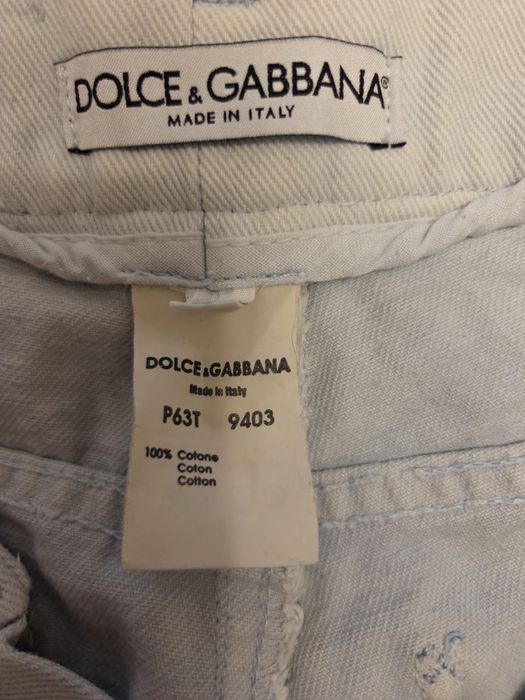 Джинси унісекс світло-блакитні DOLCE&GABBANA