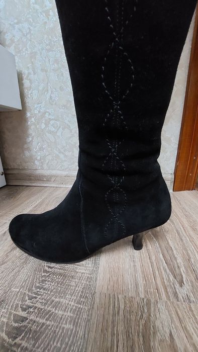 Зимние замшевые сапоги 40р