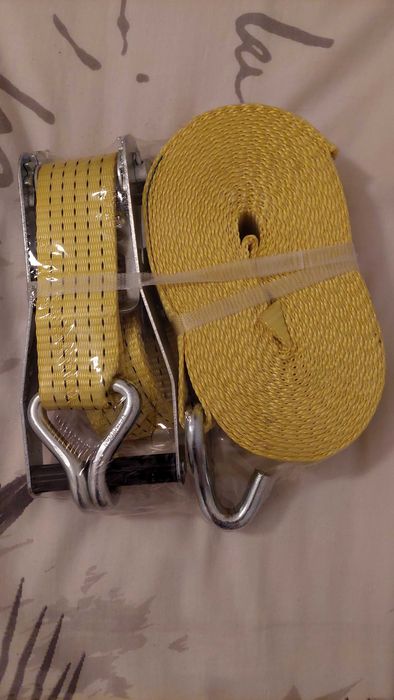 Cintas NORDIC amarração 5 TON C/ roquete e ganchos fechados.