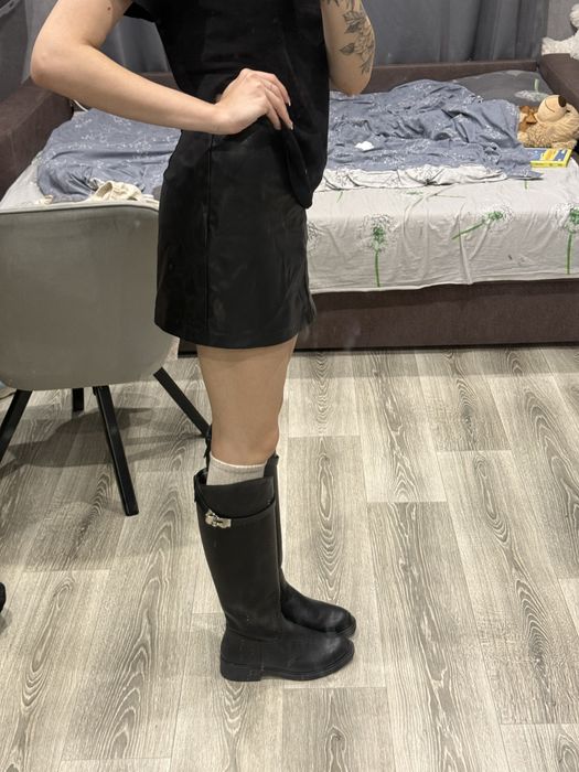 Спідниця кожана