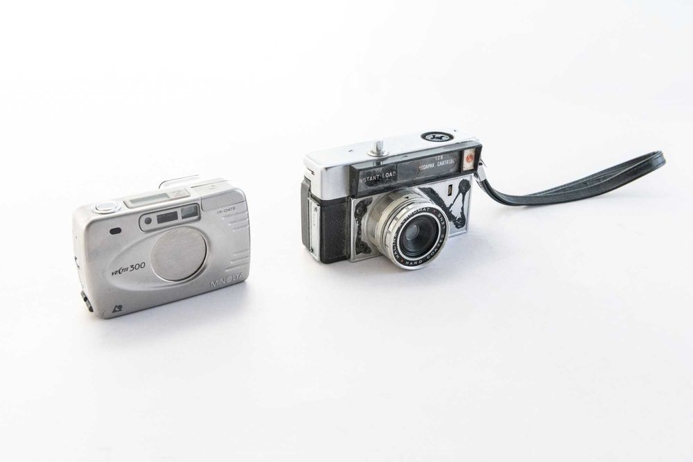 10 x aparat analogowy na kliszę różne modele