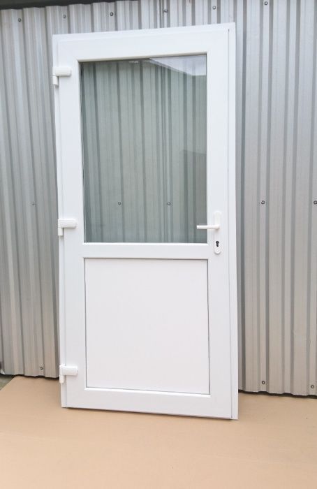 Drzwi PCV zewnętrzne SKLEPOWE  100x200 CIEPŁE Biuro  SZYBKA DOSTAWA PL