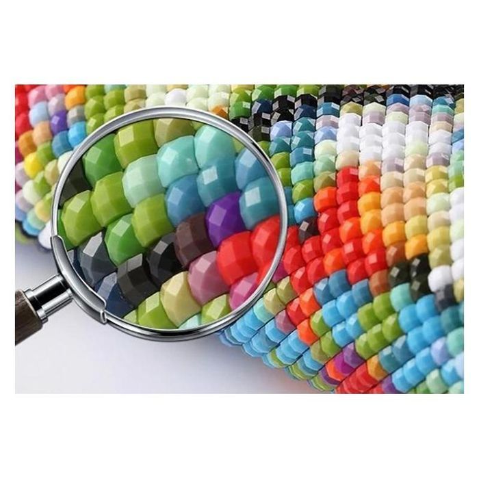 Diamond painting mozaika  - Biały koń