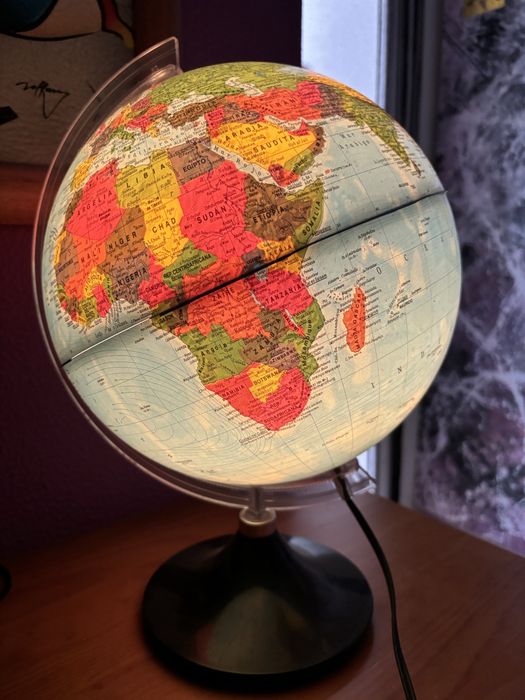 Globo vintage iluminado