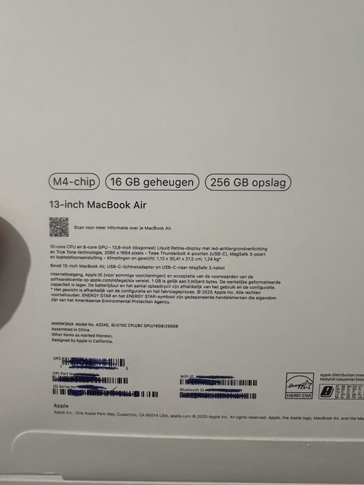 Macbook Air 13 M4 2025 Novo