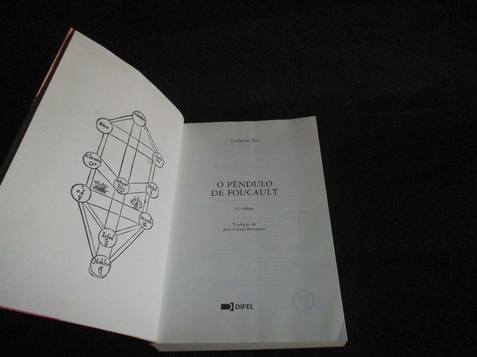 Livro O Pêndulo de Foucault Umberto Eco Difel