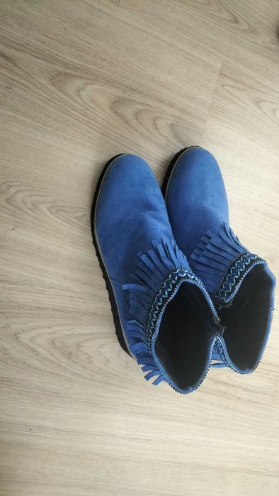 Botki niebieskie bardzo lekkie