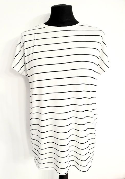 T shirt bluzka bluzeczka wiskoza biała 38 m 40 l s 36 42 xl