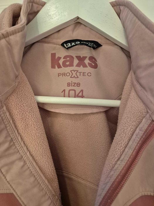 Kurtka softshell Kaxs 104 cm rożowa