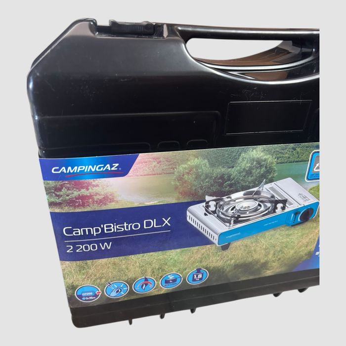 Fogão Portátil a Gás Campingaz Camp Bistro DLX 2200W com Mala