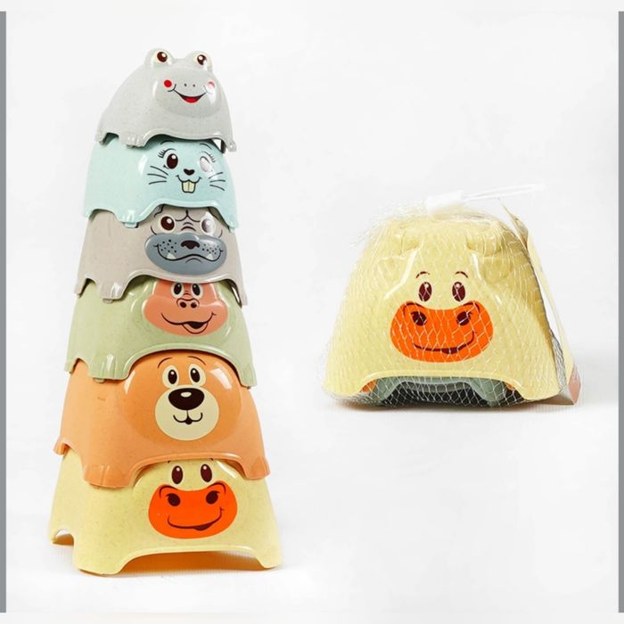 Відерця для купання для ванни іграшки пірамідка для води фонтанчик