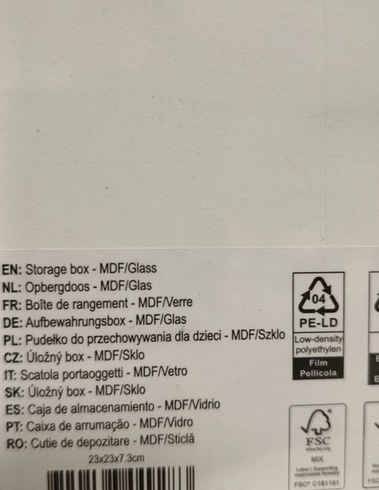 Pudelko na przyprawy herbate drewno szklo