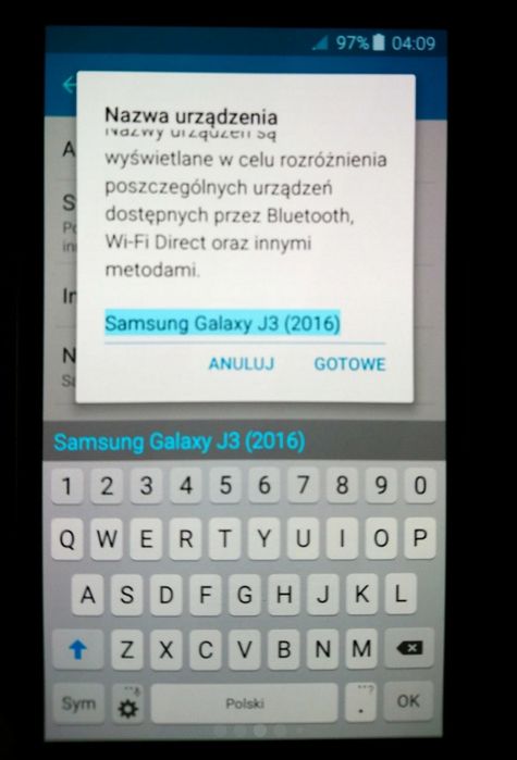 Samsung Galaxy j3 /2016 złoty kolor