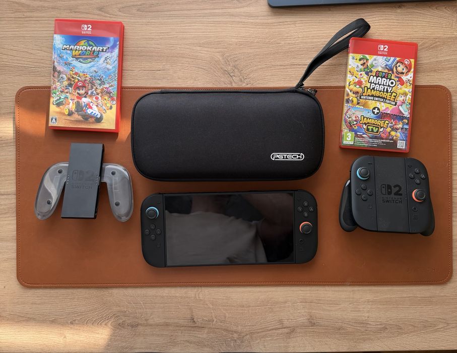 Nintendo switch 2 з іграми, чохлом та додатковими джойконами
