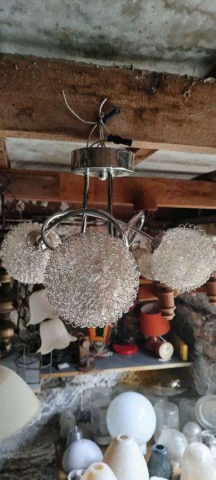 Żyrandol mosiężny