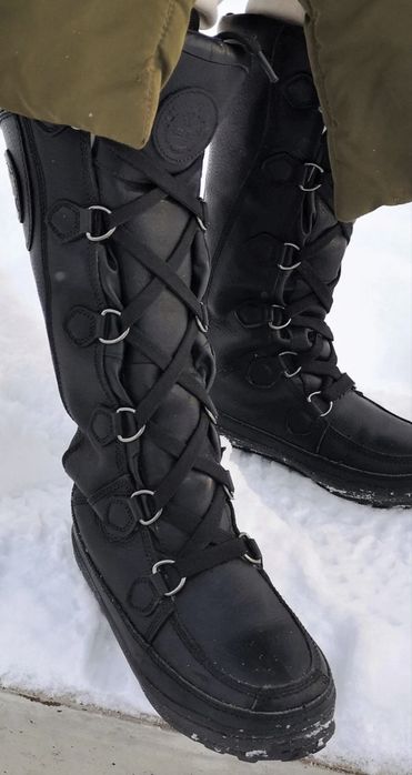 Sniegowce Timberland r40 26cm czarne skora naturalna