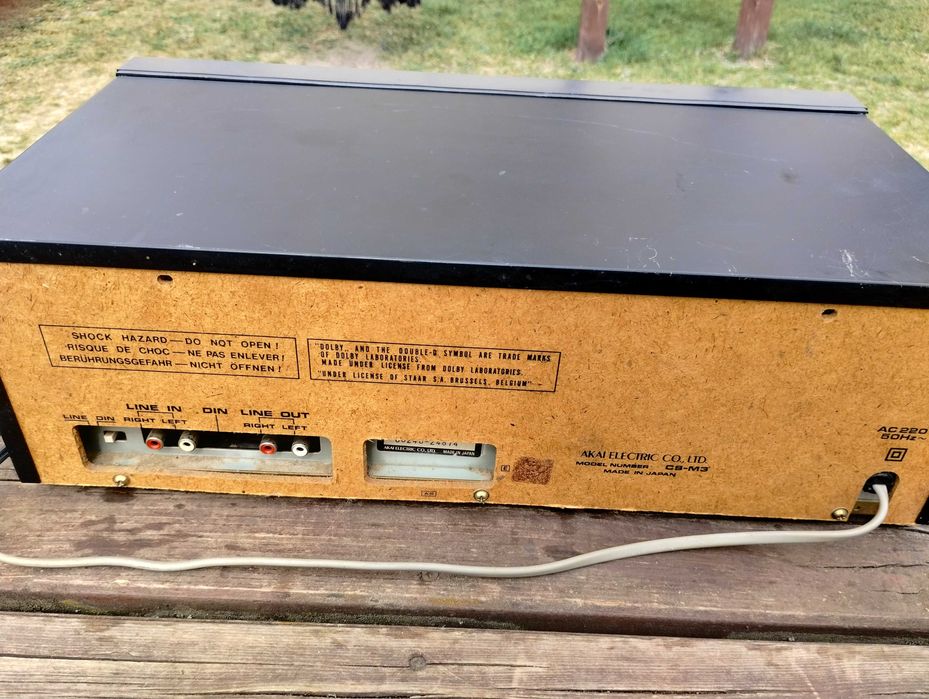 Deck magnetofon Akai CS-M3 100% sprawny.