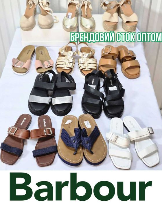 Barbour лоти жіночого взуття. Брендовий сток оптом