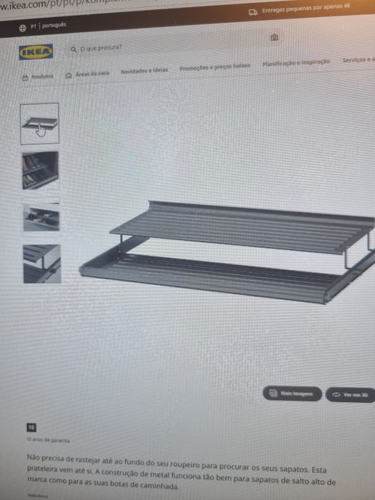 Sapateira dupla KOMPLEMENT IKEA
