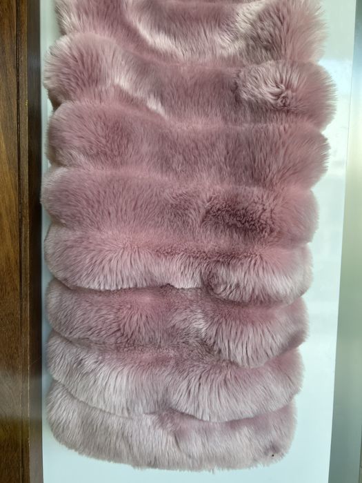 Colete de pelo com capuz S