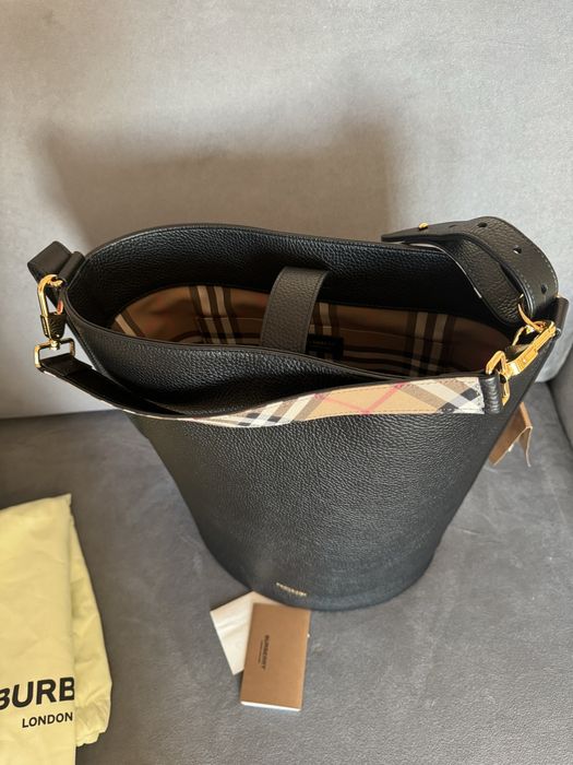 Torebka! Burberry! Okazja! Skóra!Dwustronne paski!Odpinane!+Rachunek!