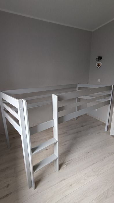 Łóżko piętrowe drewniane i Stelaż do łóżka 90x200 jak nowy