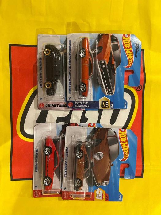 Hotwheels Diversos (Fast&Furious, Porche Carrera, Mercedes-Bens)