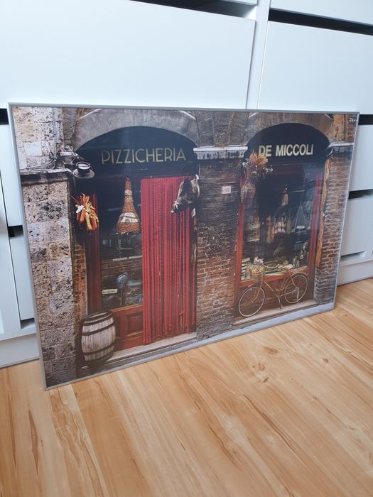 Duży plakat w aluminiowej antyramie 92cm×62cm