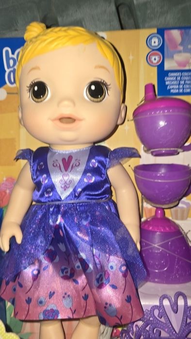 Кукла Baby Alive с волшебным чайным сервизом — чаепитие принцесси