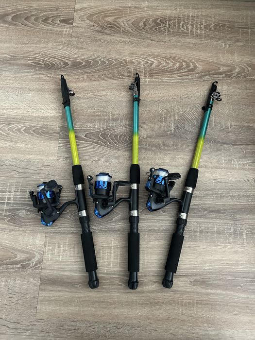 Спінінг в зборі катушка ліска вбивця карася