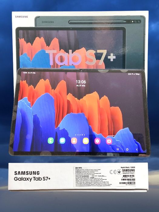 Планшет SAMSUNG Galaxy Tab S7 Plus 6/128GB SM-T975 (Mystic Black) Оригинал