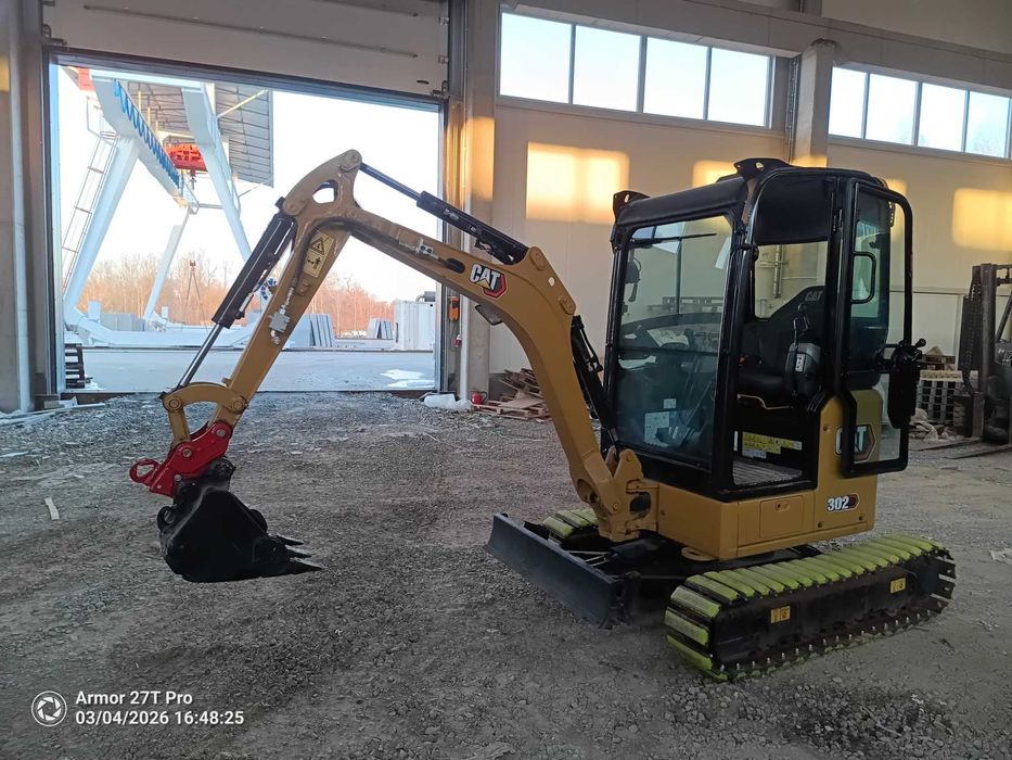 Minikoparka Cat 302 CR  2020 rok
