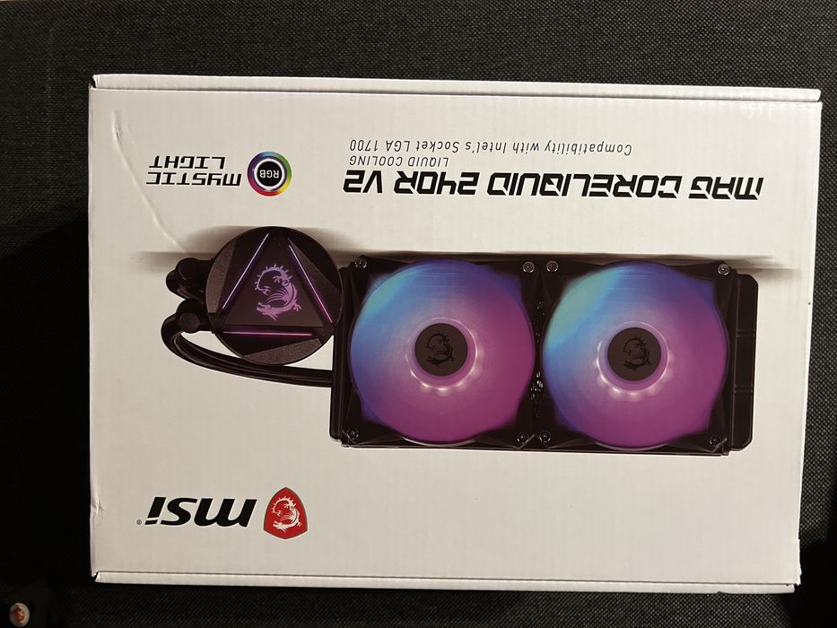 Chłodzenie wodne AiO procesora MSI Mag Coreliquid 240r V2