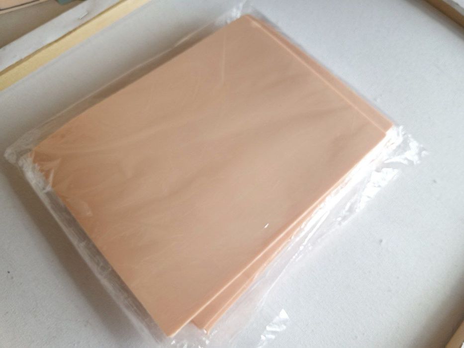 штучна шкіра для тату 3 мм А5 19,8х15 см искусственная кожа для тату