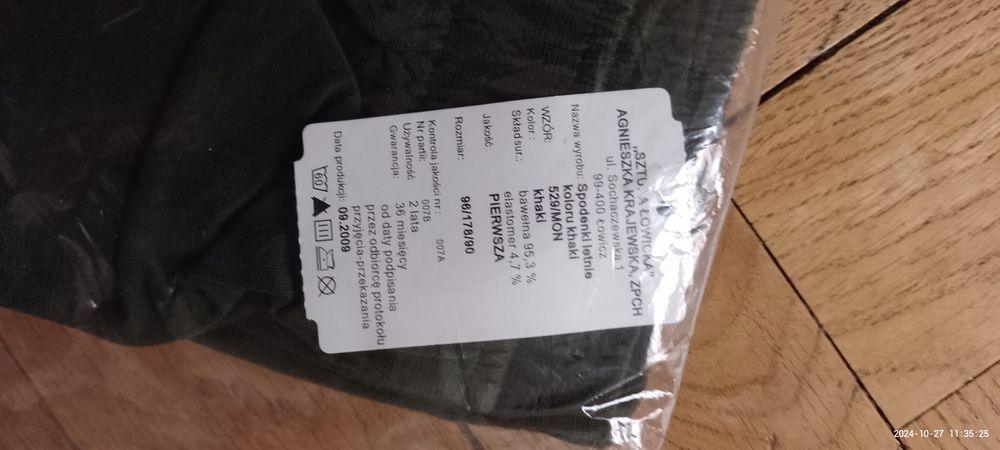 Spodenki bokserki letnie khaki 529\MON