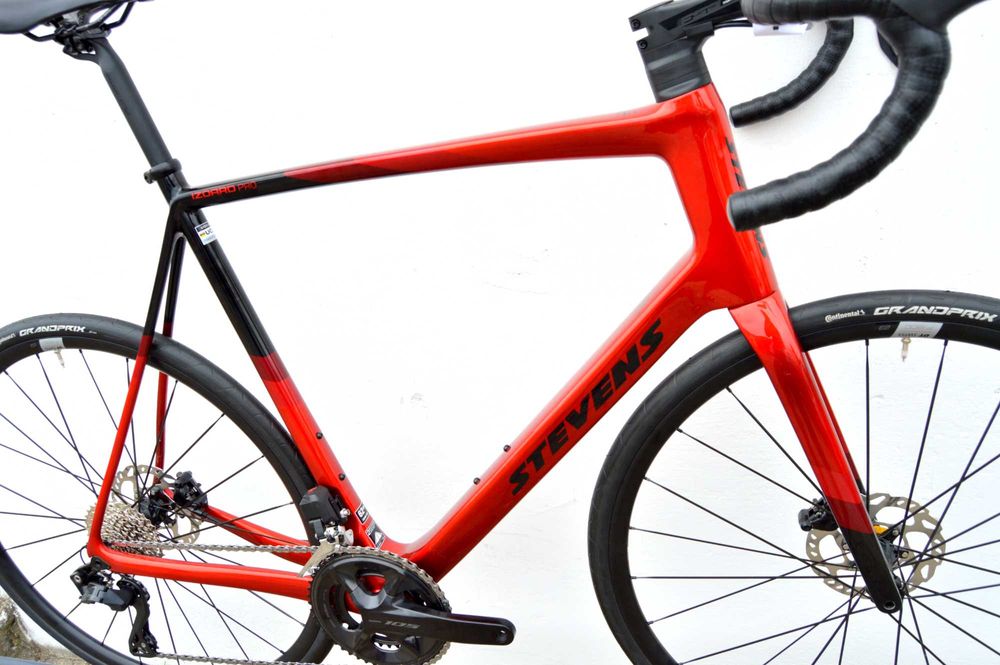 Przebieg 10km STEVENS IZOARD PRO 105 Di2 disc elektronika szosa 60