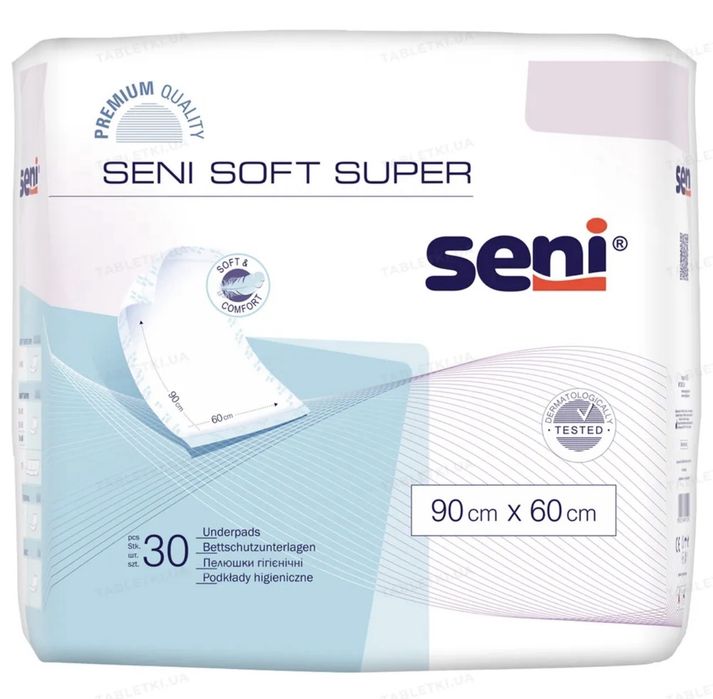 Пеленки seni 90x60 памперсы XL
