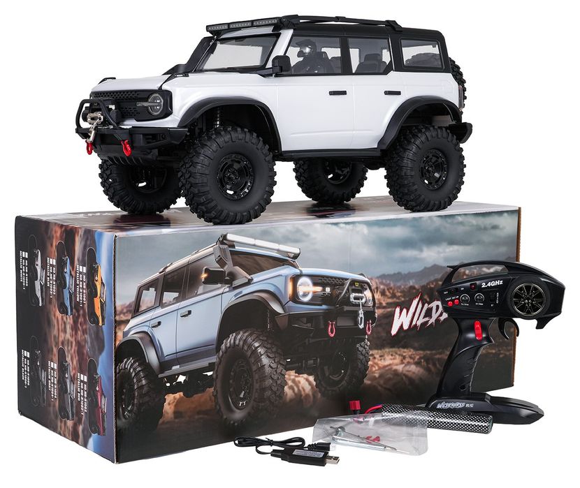 Samochód auto  zdalnie sterowany WILDERNESS 1:10 Biały