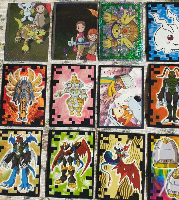 Autocoloantes digimon 2