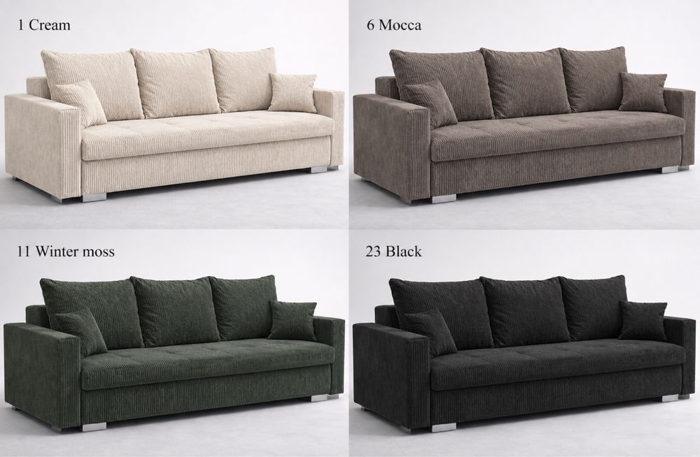 Kanapa Sofa Rozkładana Nuk Różne Kolory Jakość! Od Produceta