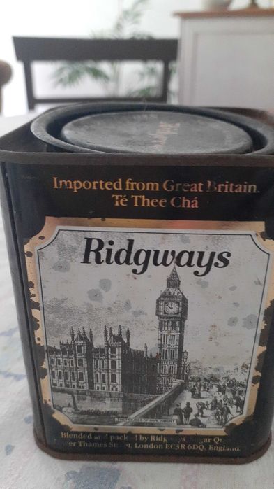 Lata de Chá Inglês Ridgways