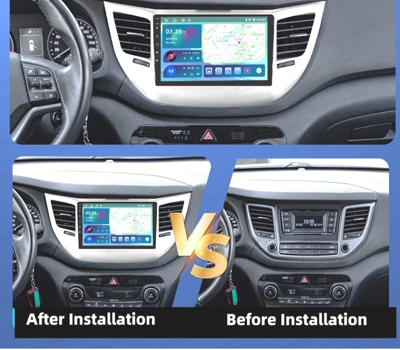 RÁDIO GPS ANDROID 13 HYUNDAI TUCSON 15-18