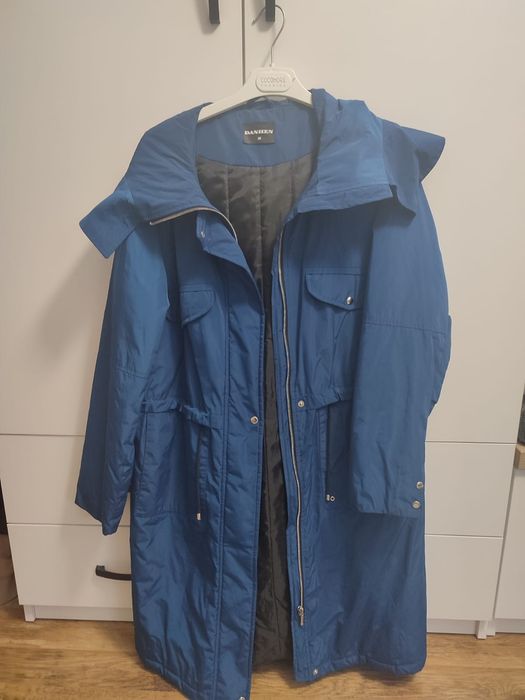 Kurtka wiosenna niebieska
