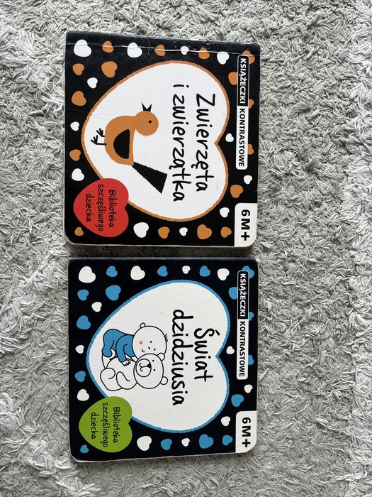 Książeczki kontrastowe 6+