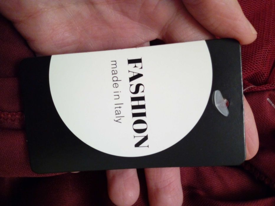 wieczorowa, sukienka z odkrytymi ramionami, marszczona, czerwona, xs/s