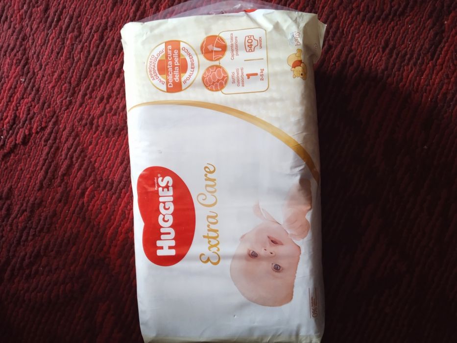 Підгузки 1 Huggies Bebe Extra Care 40шт